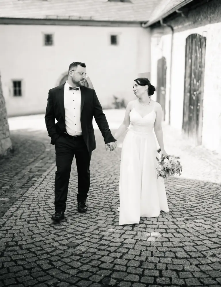 Hochzeit Schwarz-Weiß Sarah & Jakob