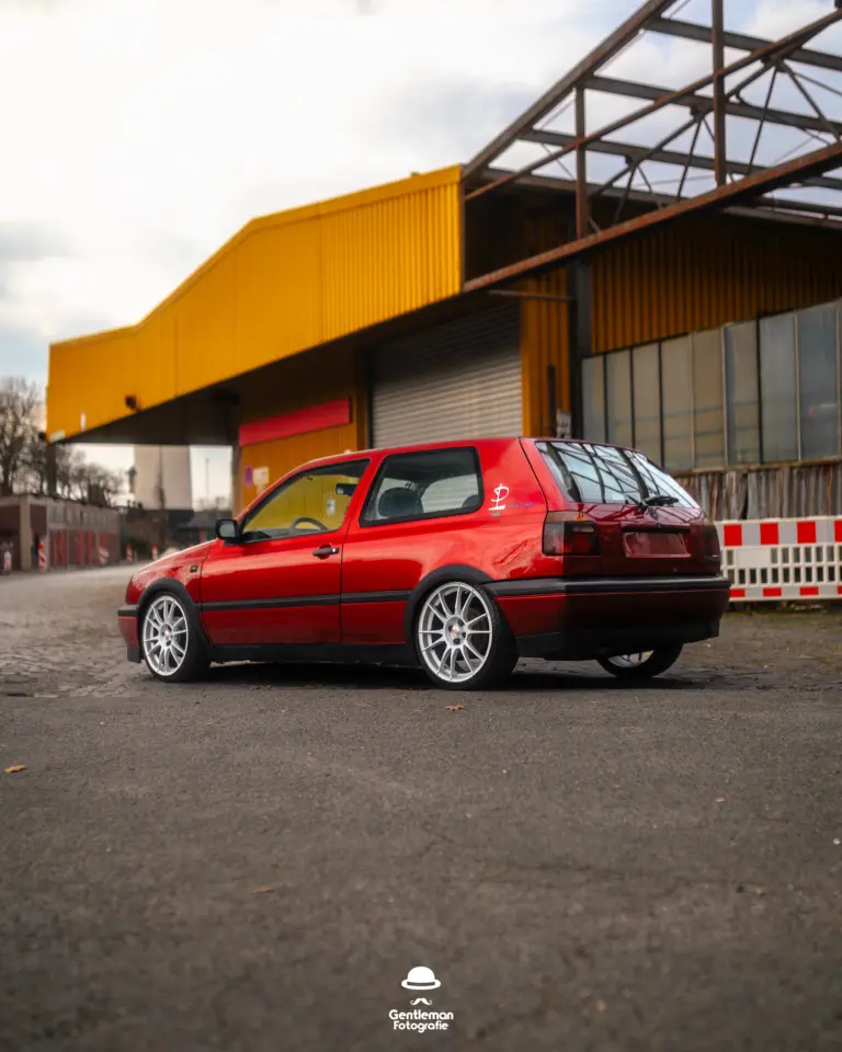 Golf 3 Rot Oz Felgen Gewindefahrwerk Banhof