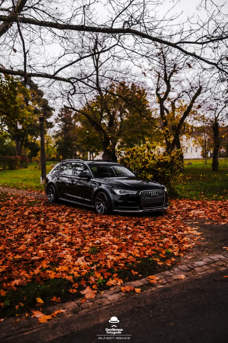 Audi A4 Allroad Tief Tuning Schwarzes Auto