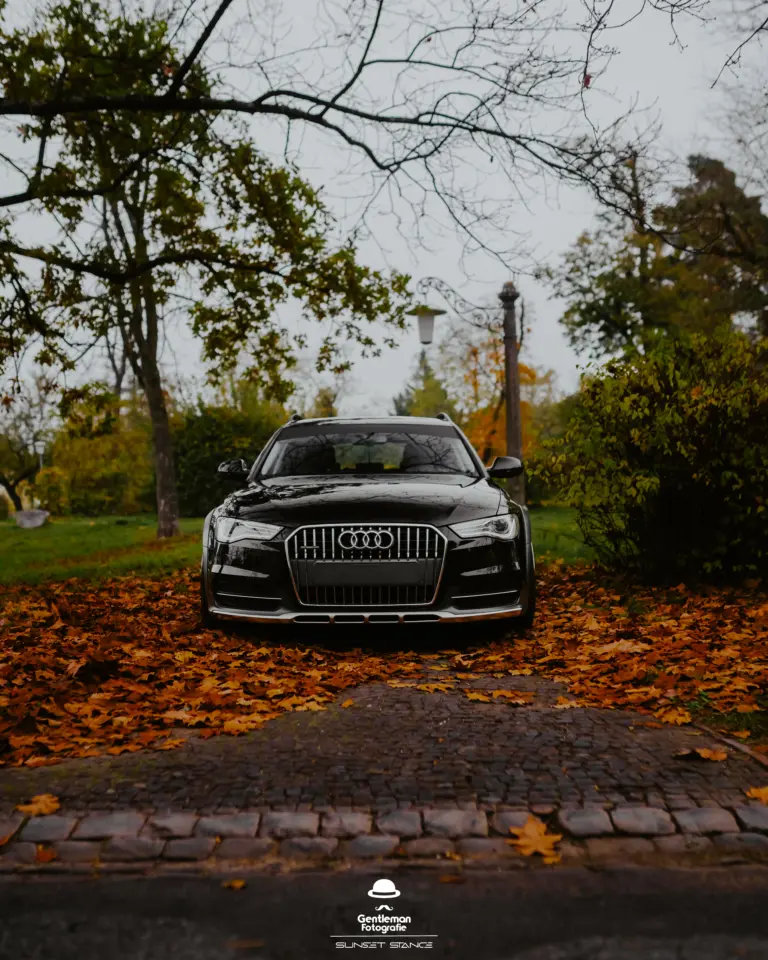 Audi A4 Allroad Tief Tuning Schwarzes Auto