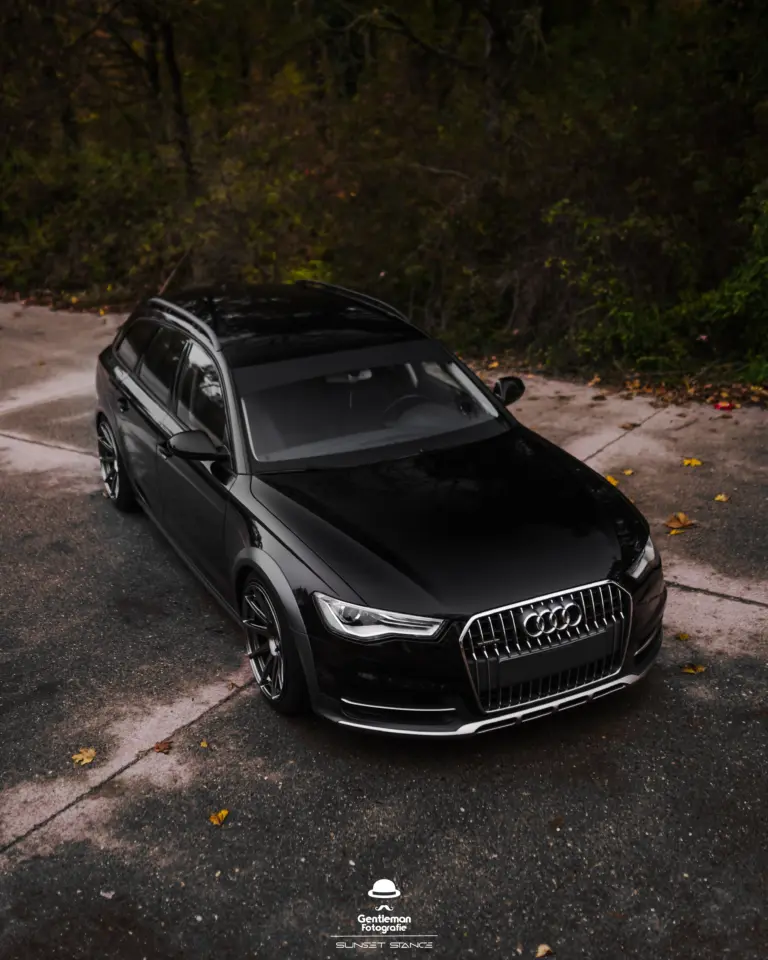 Audi A4 Allroad Tief Tuning Schwarzes Auto