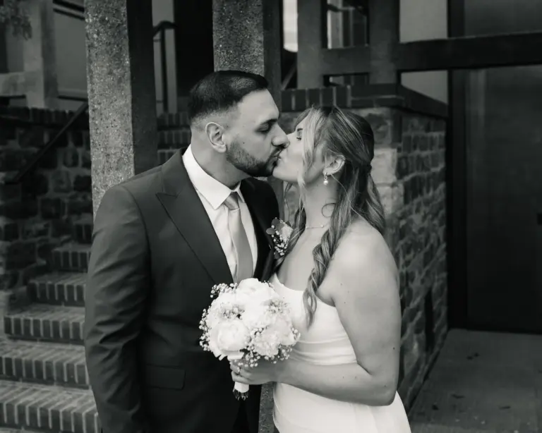 Hochzeit Fünf Fingerturm Darmstadt Schwarz Weiß Bild