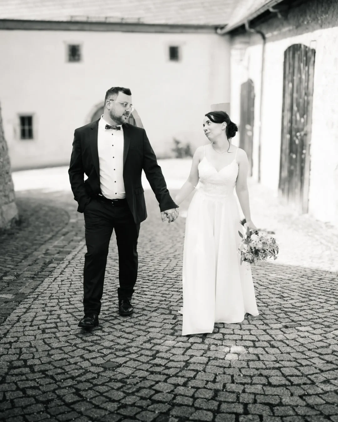 Hochzeit Schwarz-Weiß Sarah & Jakob